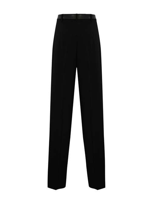 Pantalone con cintura Neottia in cady Nero MAX MARA STUDIO | 2516131011600001